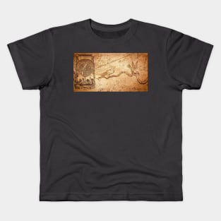 Mythical Map Design Kids T-Shirt